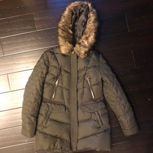 Army green Kensie parka